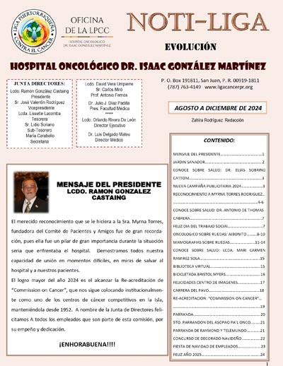 Agosto a Diciembre 2024